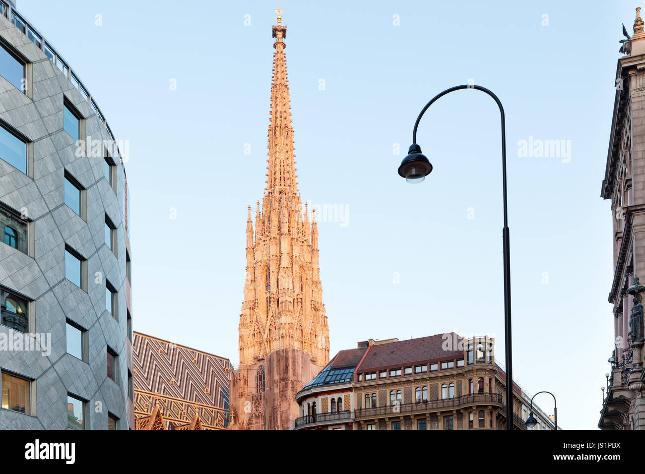 Stephansdom-Wien Stockfoto