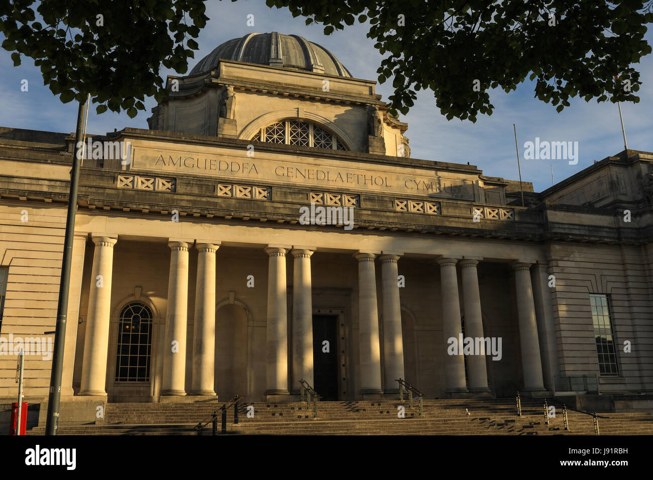 National Museum Cardiff, Cardiff Civic Centre, Cathays Park, Cardiff, Wales, UK. Stockfoto
