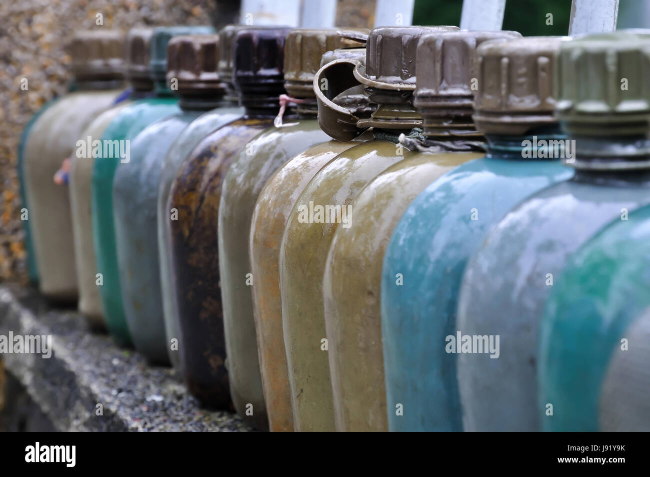 Armee, Krieg, Flasche, Militär, Kantine, Souvenir, Wasserflasche, Reisen,  Asien Stockfotografie - Alamy