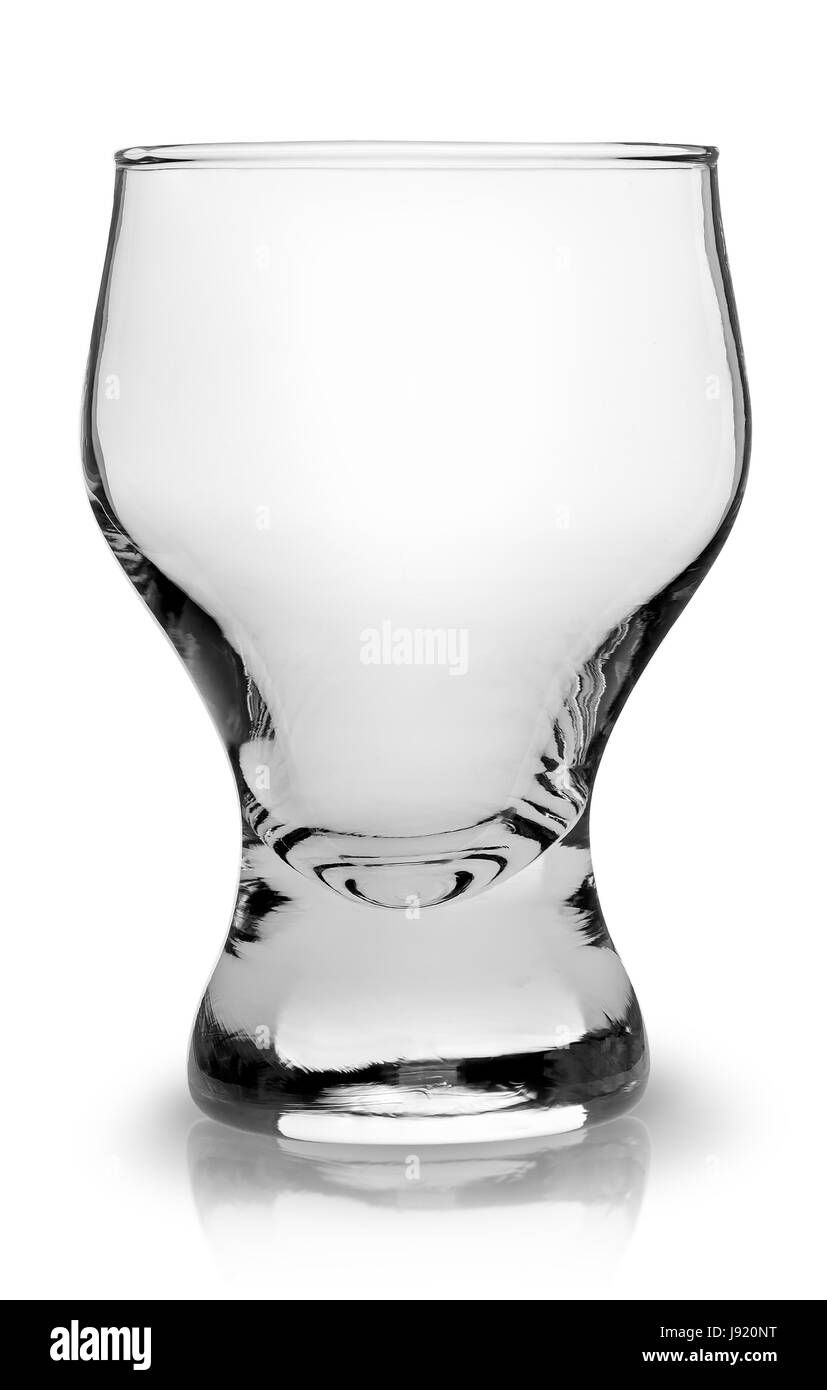 Glas auf dicken Stiel Stockfoto