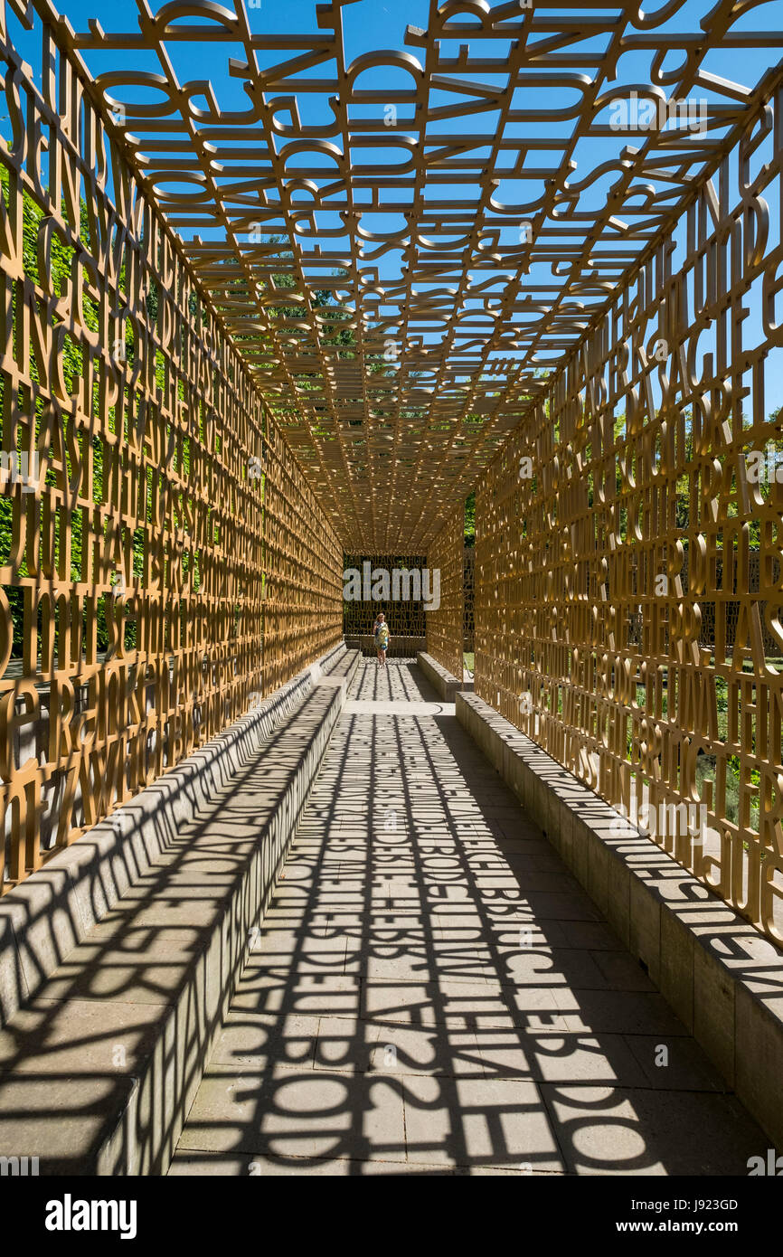 Christian Garden Teil der Gärten der Welt im IGA 2017 internationales Gartenfestival (internationale Garten Ausstellung) in Berlin, Deutschland Stockfoto