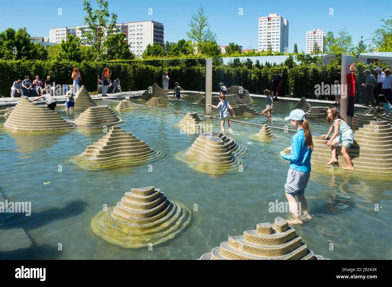 Garten des Geistes an IGA 2017 internationales Gartenfestival (internationale Garten Ausstellung) in Berlin, Deutschland Stockfoto