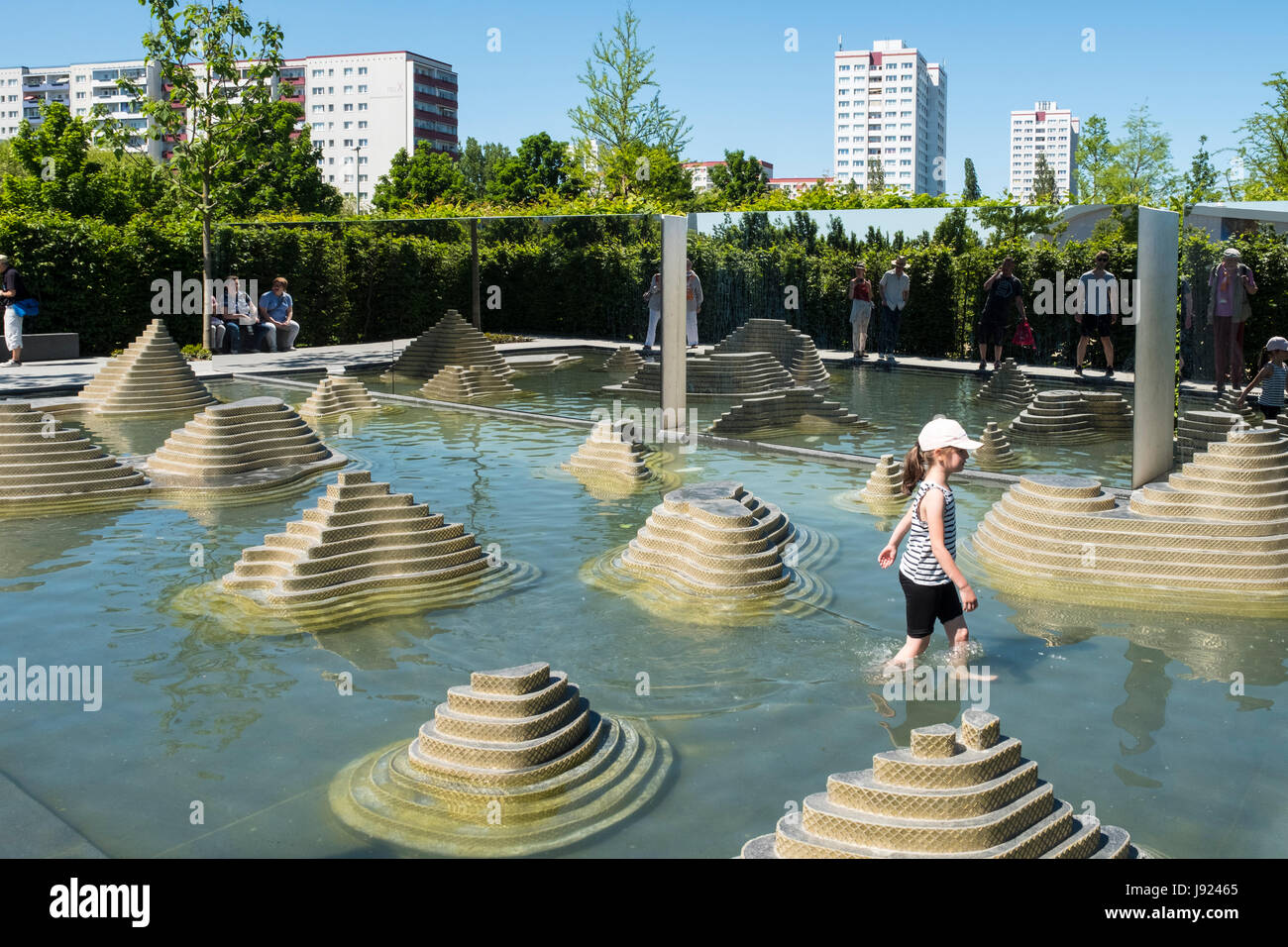 Garten des Geistes an IGA 2017 internationales Gartenfestival (internationale Garten Ausstellung) in Berlin, Deutschland Stockfoto