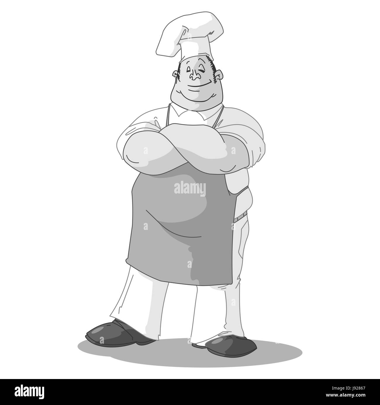 Hut, bw, schwarz, dunkelhäutigen, tiefschwarze, tiefschwarz, Küche, Küche, Kochen, Köche, Stockfoto