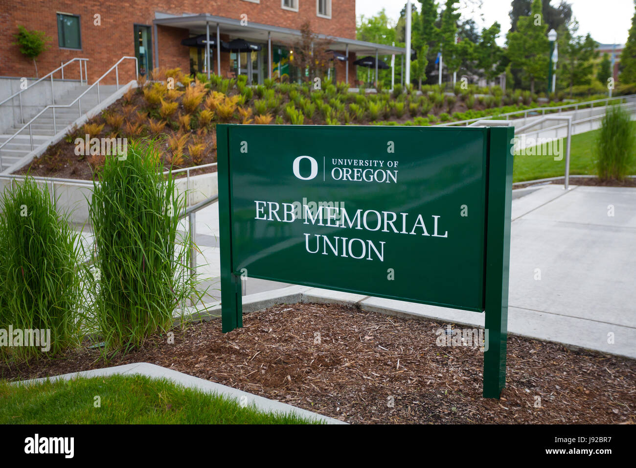 Erb Memorial Union an University of Oregon Stockfoto