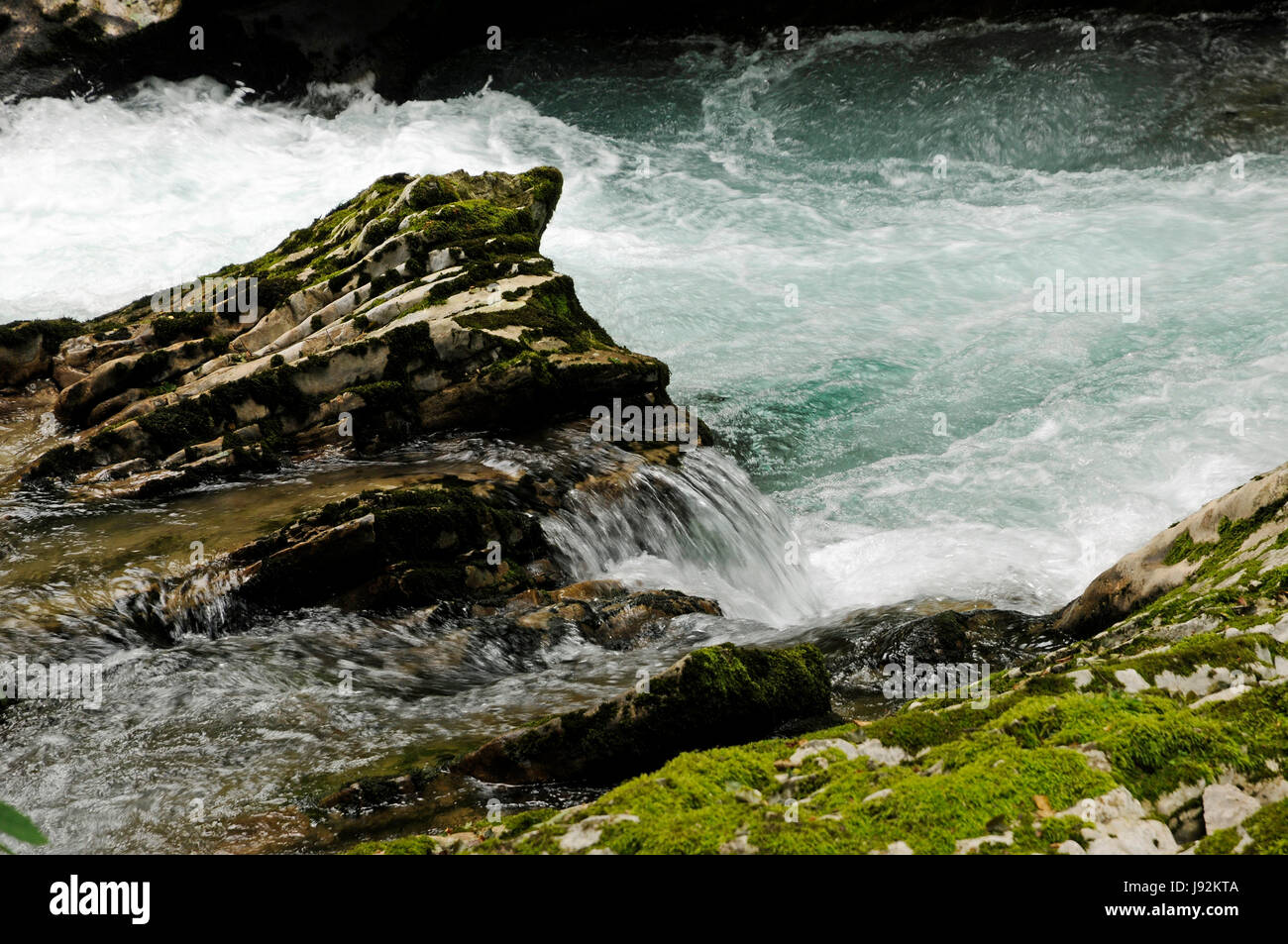 Vintgar-Schlucht, Slowenien Stockfoto