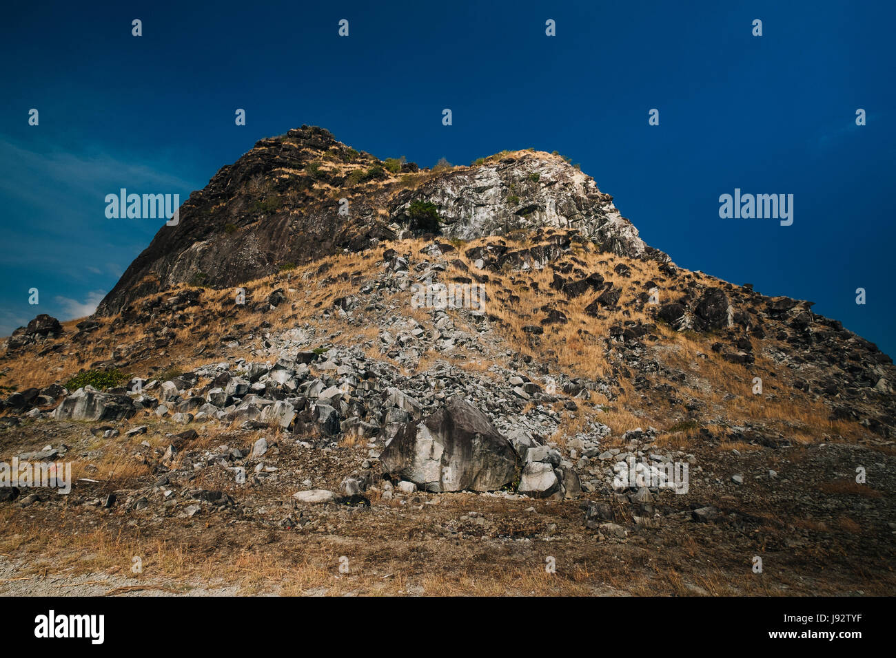 Felsigen Hügel in der Sisiman Bucht Stockfoto