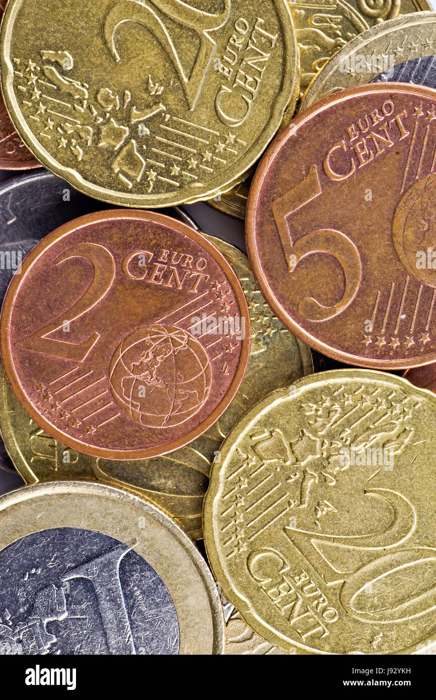 Bankkredite, Institution, Münze, Hintergründe, Werbung, Wirtschaft, Bargeld, kalt Stockfoto