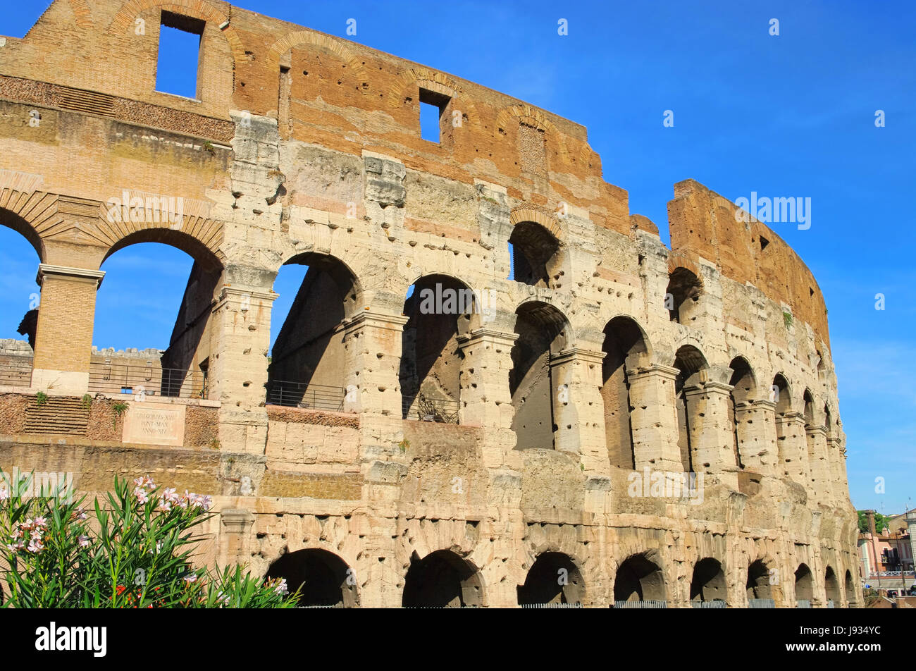 Rom, Roma, Art der Konstruktion, Architektur, Baustil, Arena, Stockfoto