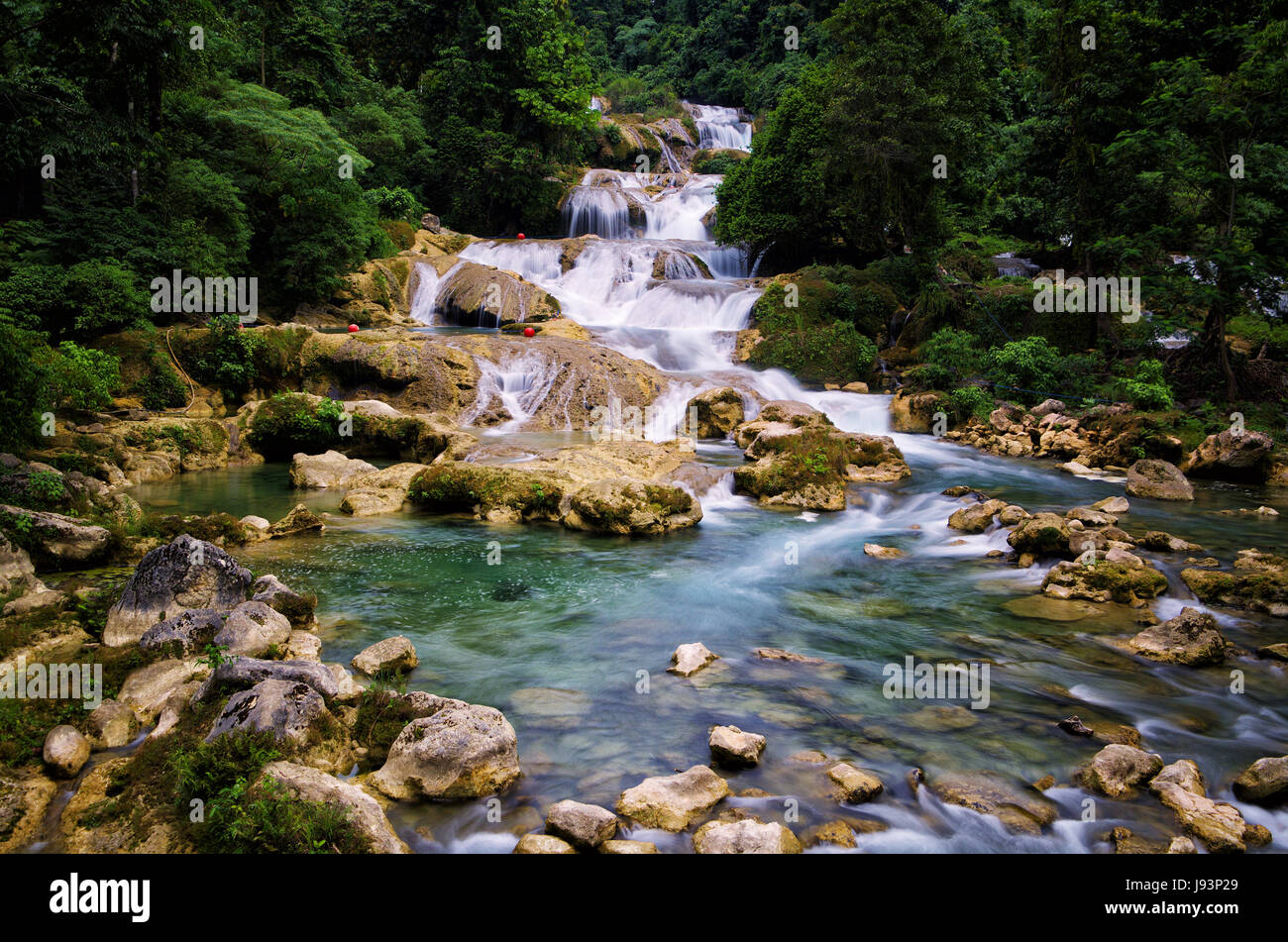 Aliwagwag Wasserfall Stockfoto