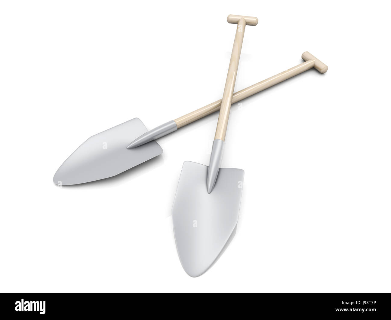 Werkzeug, isoliert, Garten, Illustration, Griff, Digital, Gartenarbeit, Ausrüstung, Stockfoto