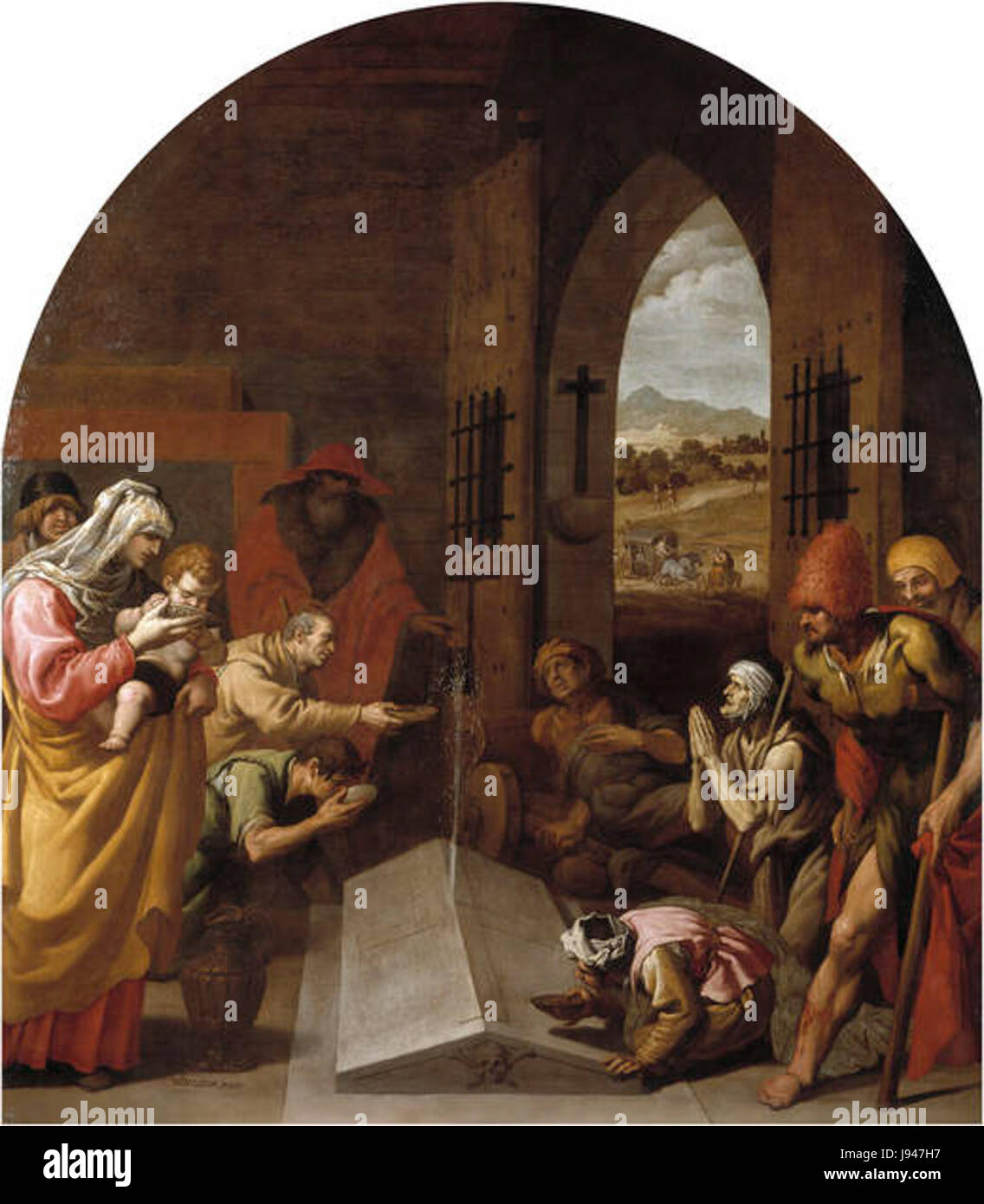 Vicente Carducho. Pinturas Para la Cartuja de El Paular. 09 Stockfoto