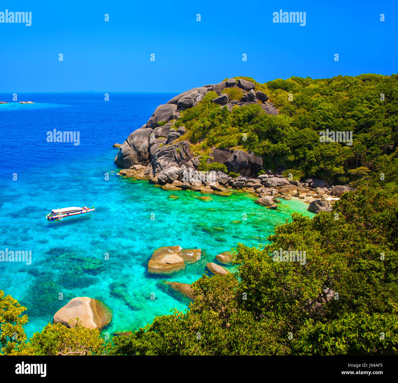Ko Similan Island, Similan Inseln, Andamanensee, Thailand. Stockfoto