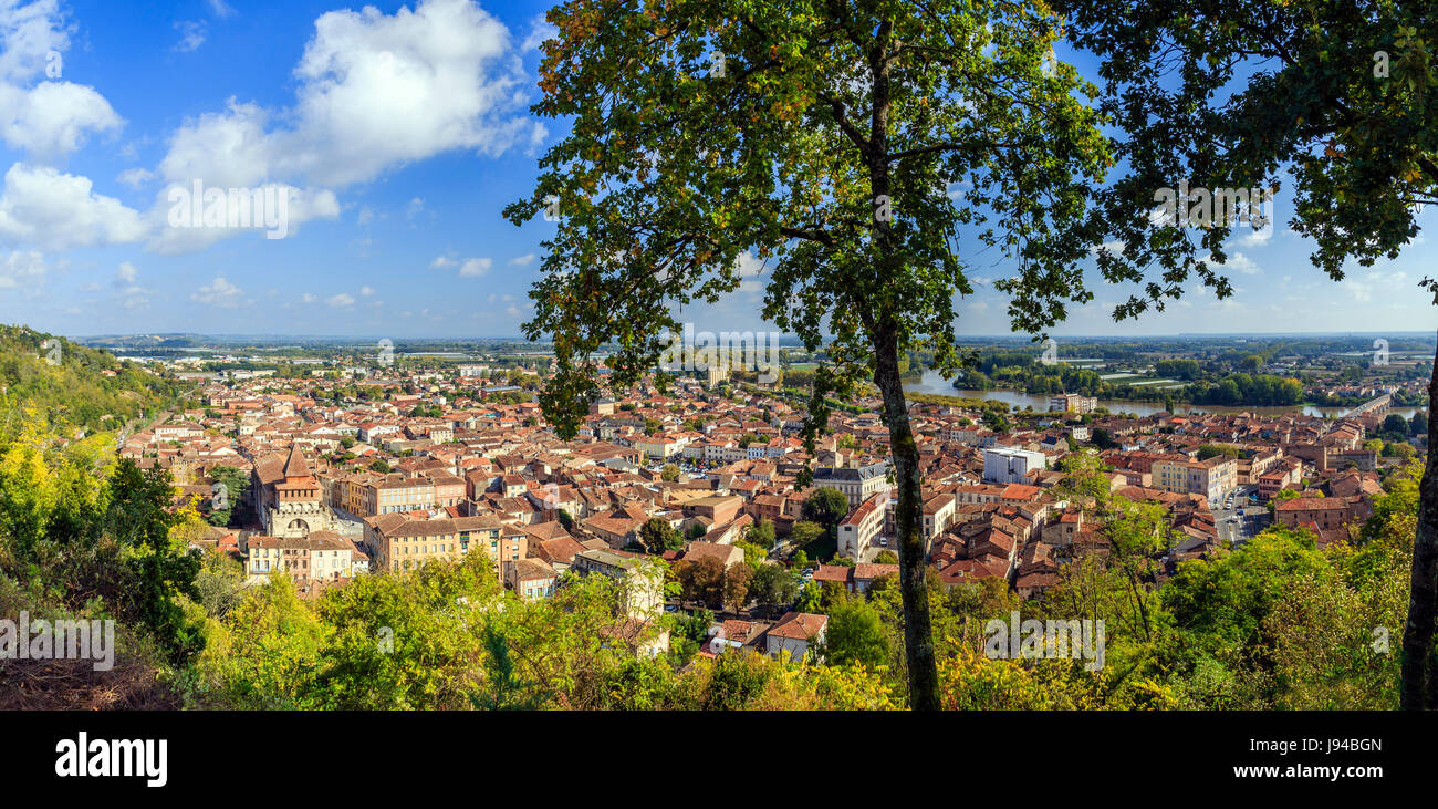 Frankreich, Tarn-et-Garonne, Moissac, allgemeine Ansicht von Golgatha Site Stockfoto