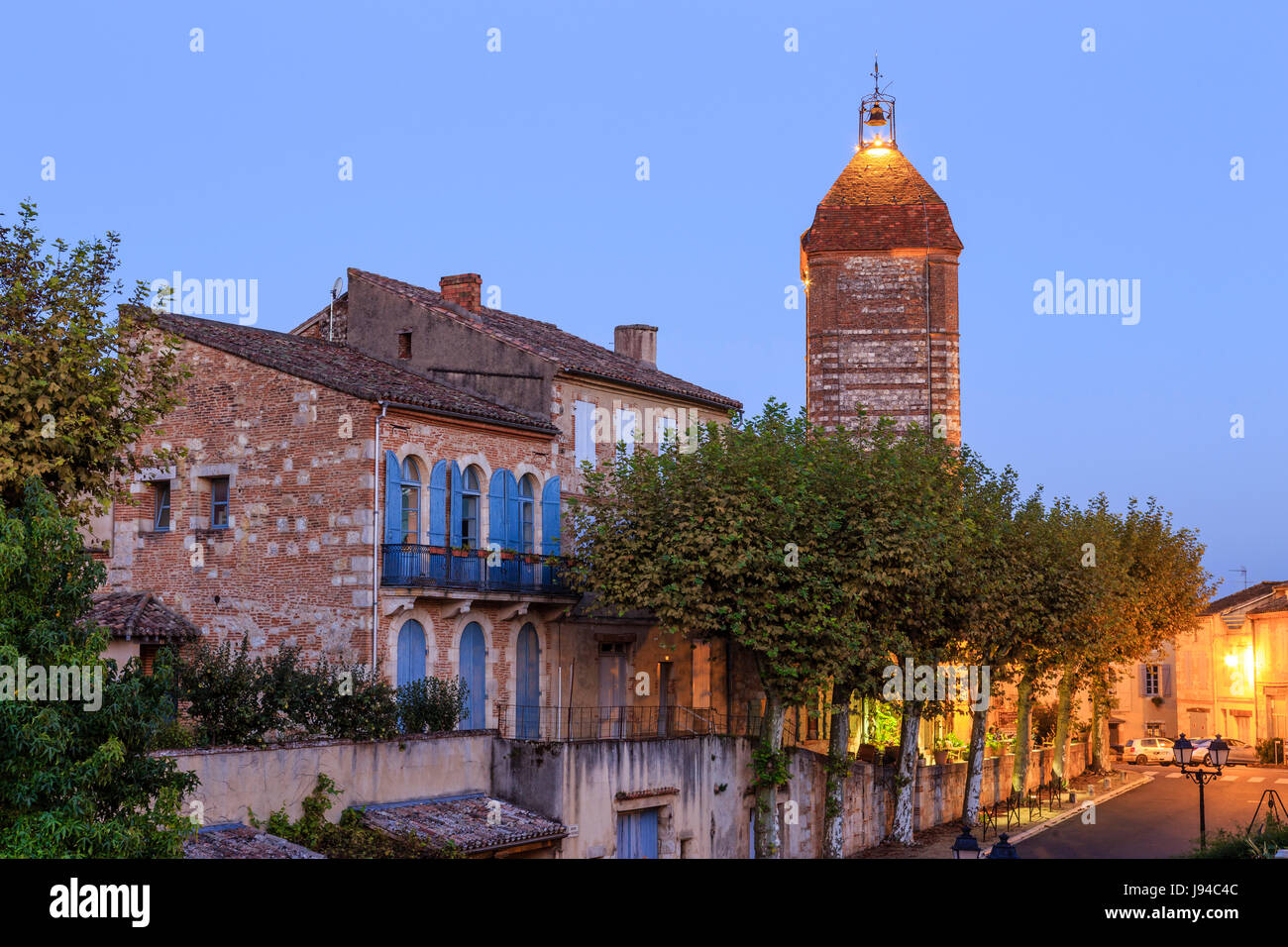Frankreich, Caylus, beschriftet Les Plus beaux