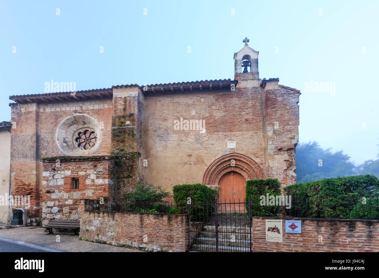 Frankreich, Tarn-et-Garonne, Caylus, beschriftet Les Plus beaux villages de France (Schönste Dörfer Frankreichs), Marins Kapelle Stockfoto