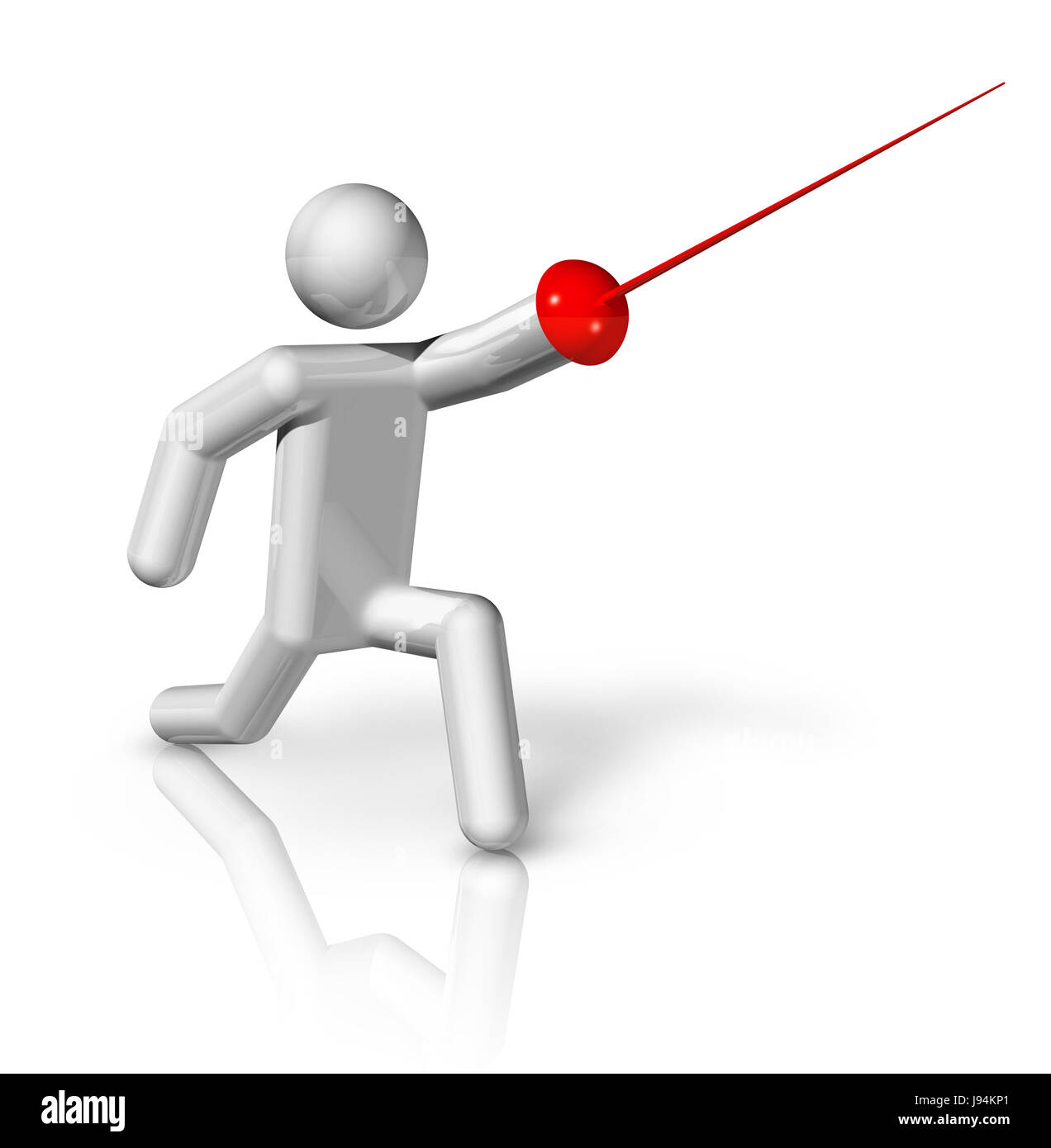 Sport, Sport, Wettbewerb, Fechter, Olympiade, Umzäunung, Zaun, Menschen, Menschen Stockfoto