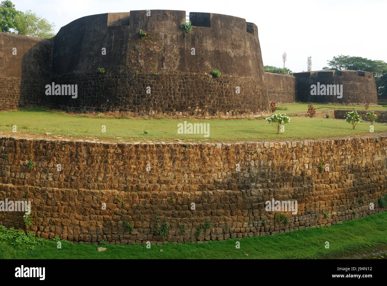 Palakkad fort, genannt Tipu fort, Kerala, Indien Stockfoto