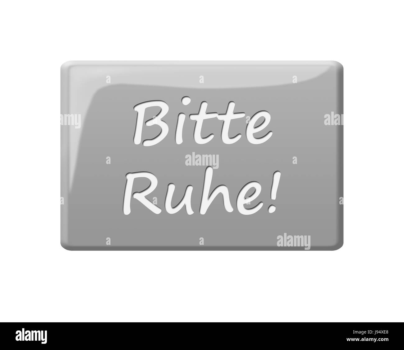 Bitte seien Sie Schaltfläche " Stockfoto