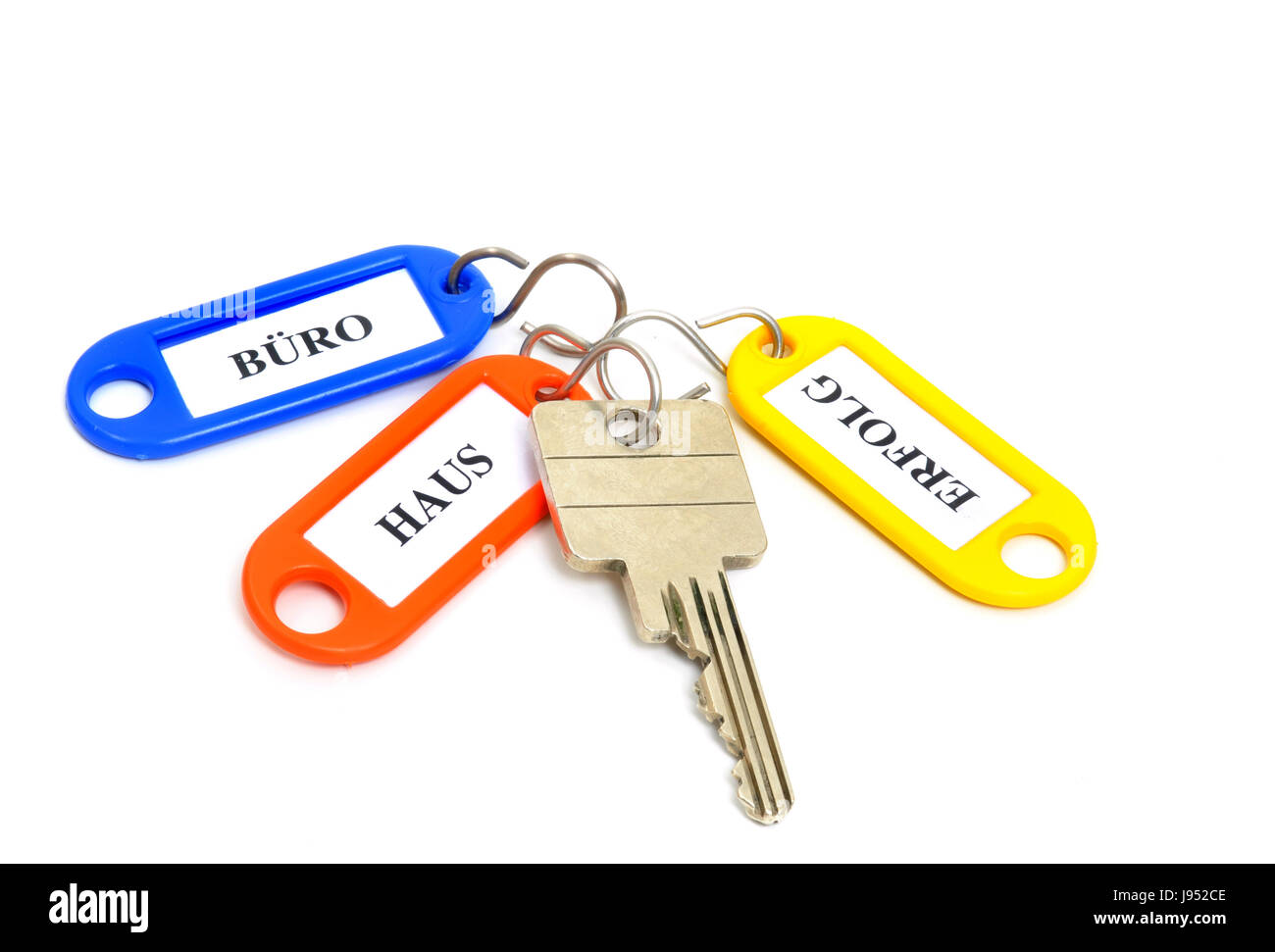 Haus, Gebäude, Büro, Liga, Bund Schlüssel, Erfolg, Schlüssel, blau, Haus, Stockfoto
