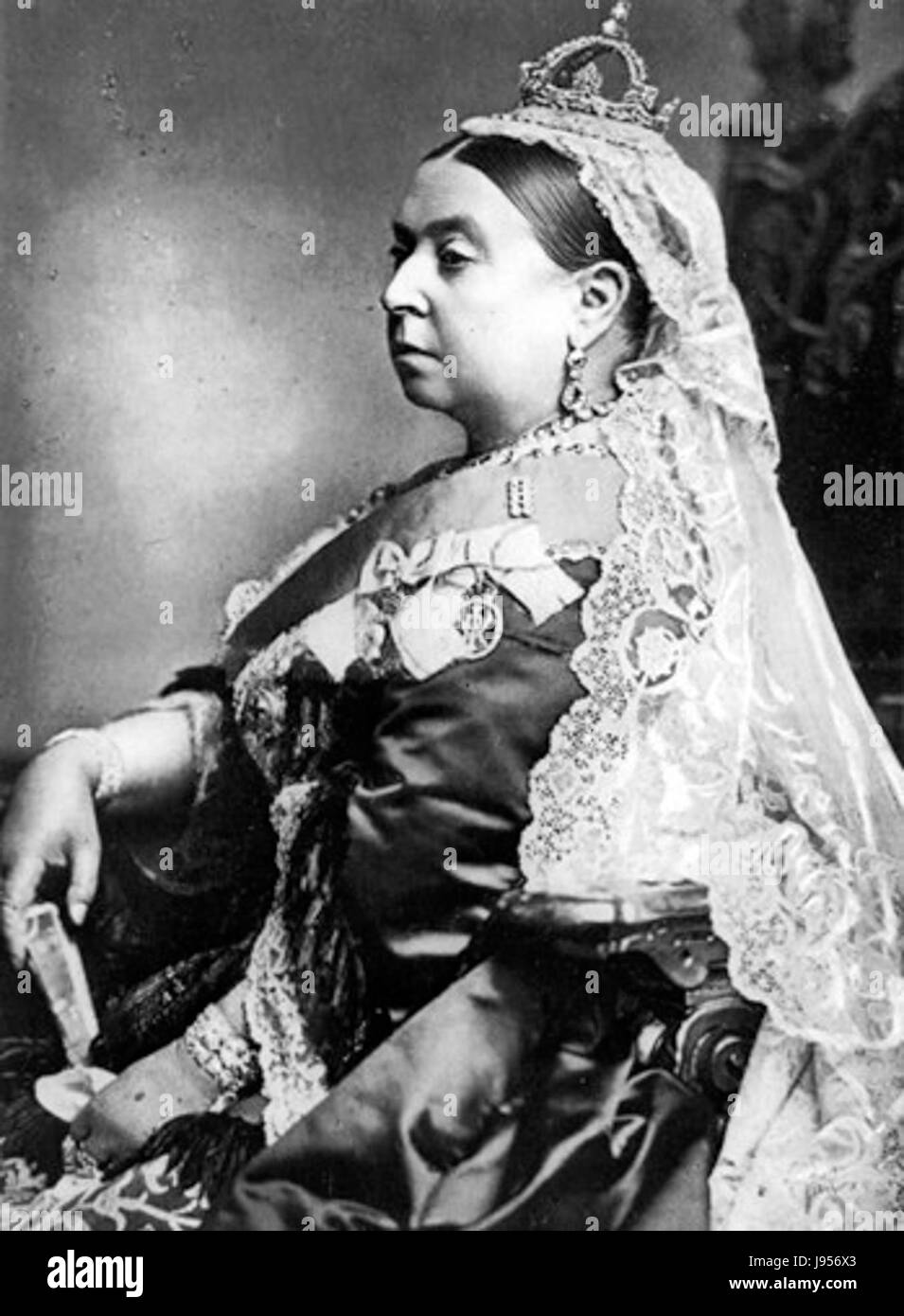 Queen Victoria 1887 Stockfoto