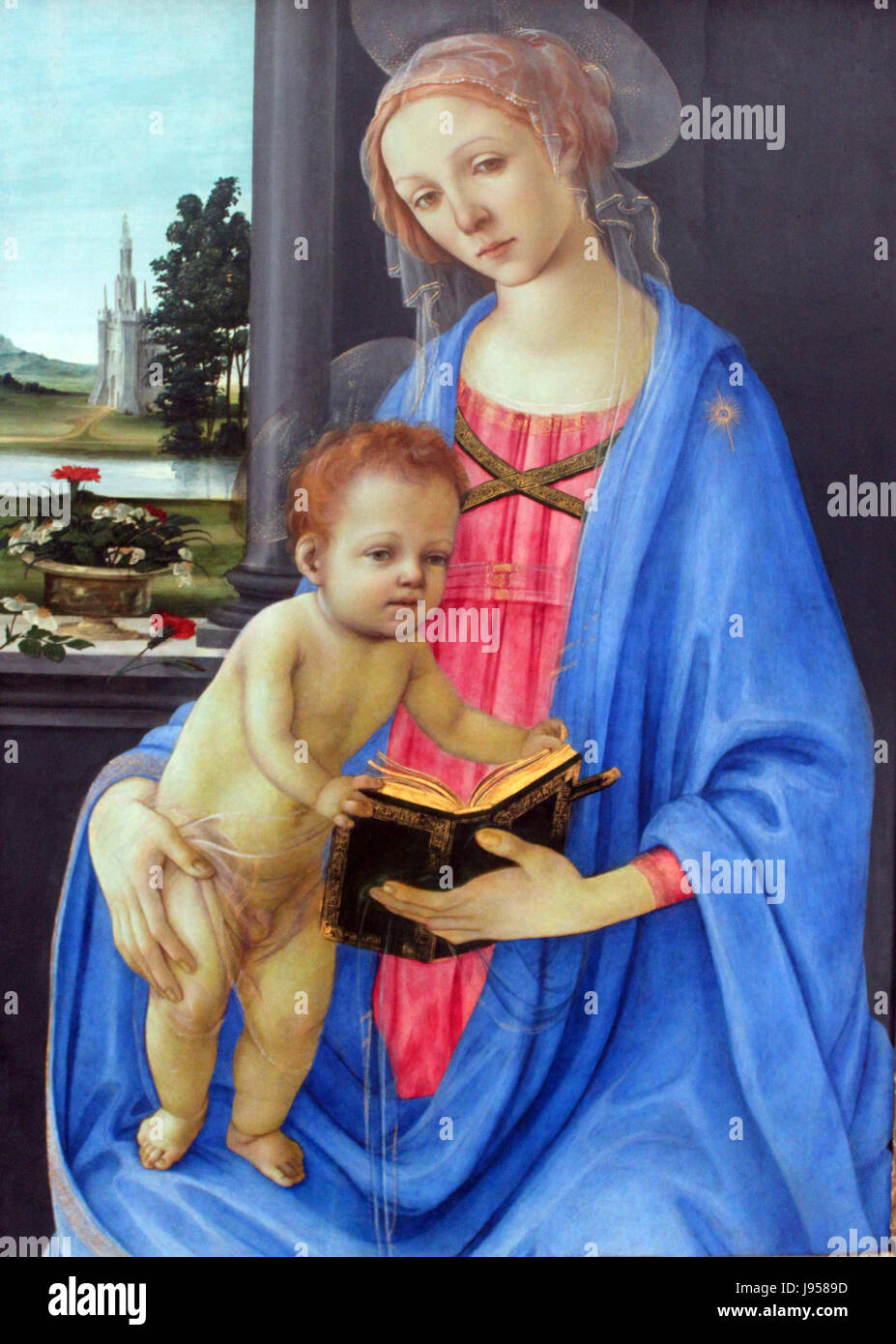 1478 Lippi Maria Mit Dem Kind anagoria Stockfoto