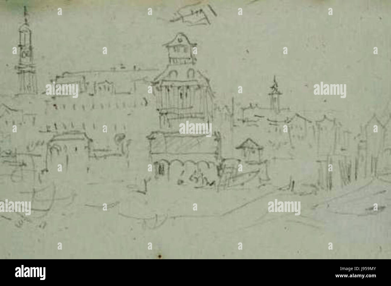 Turner Fertighaus 1835 Stockfoto