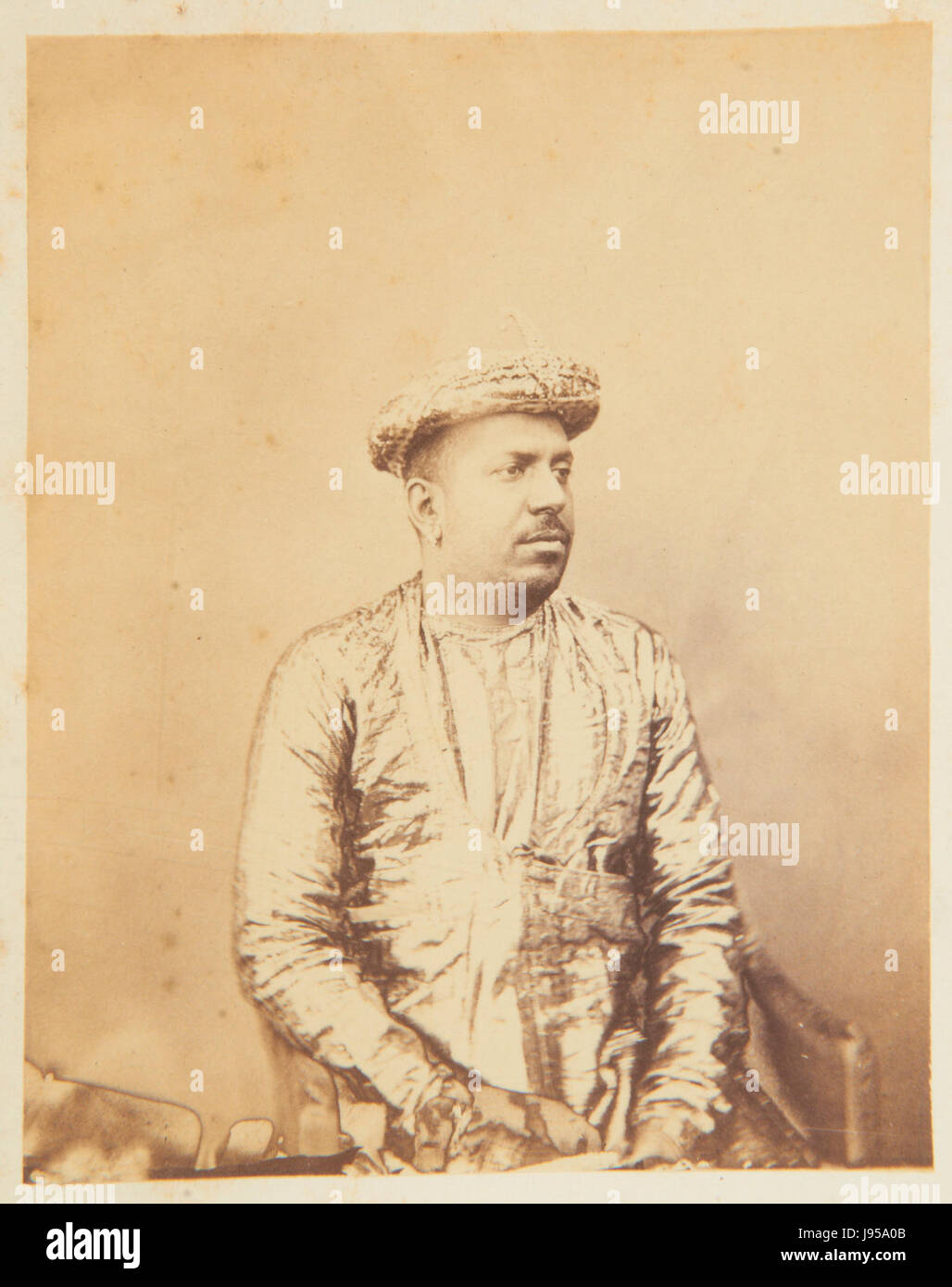 Rajah von Cochin 1868 Stockfoto