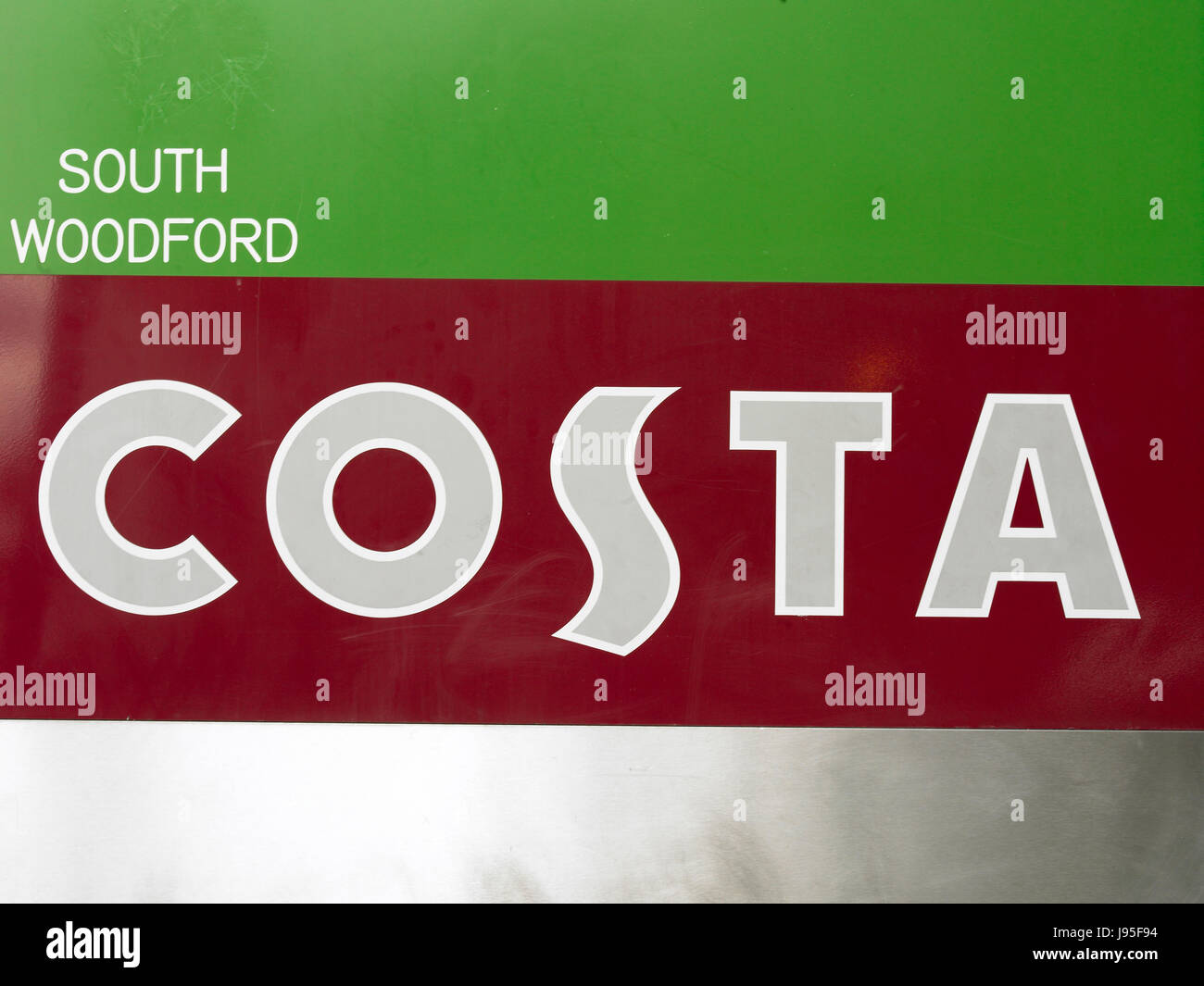 Costa Coffee Zeichen Stockfoto