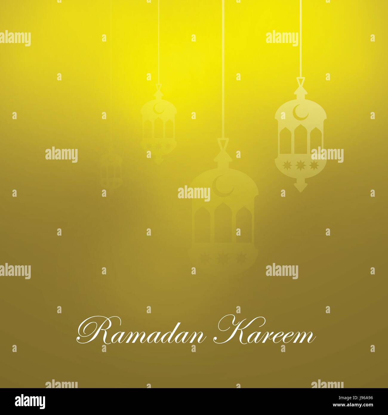 Ramadan Kareem Grußkartenvorlage Stock Vektor