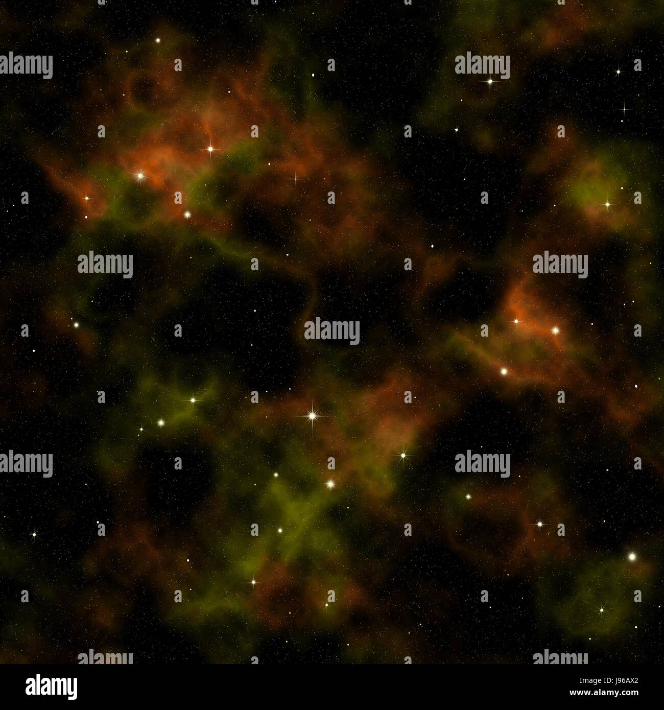 Deep Space Nebel illustriert Hintergrund Stockfoto