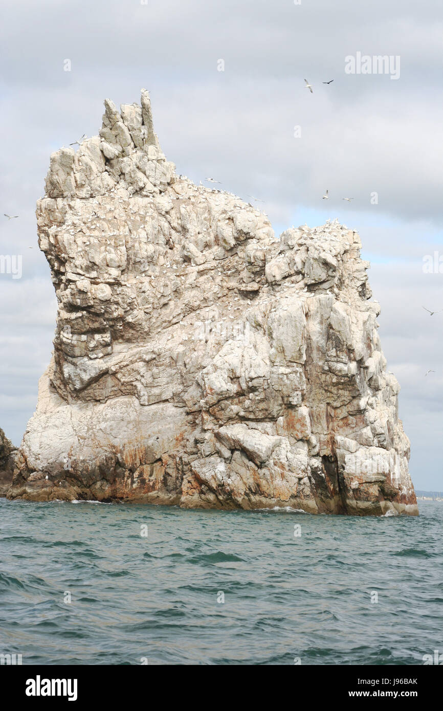 Boot Blick auf's Auge in der Nähe von Howth Irland, Dublin, Irland Stockfoto