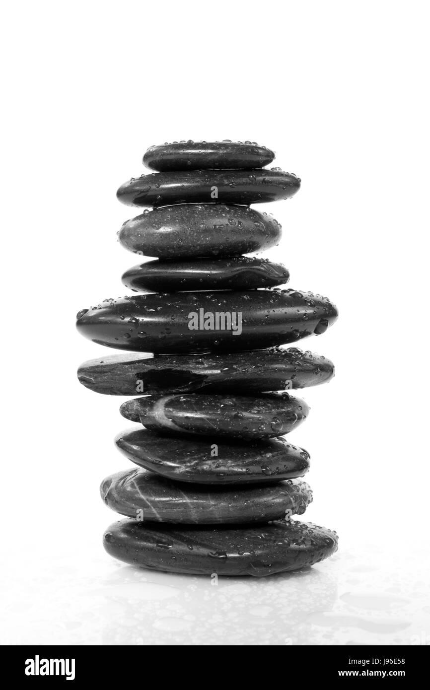 Alternative, abstrakt, Therapie, Kiesel, Stein, Spa, Mineralquelle, medizinische Stockfoto