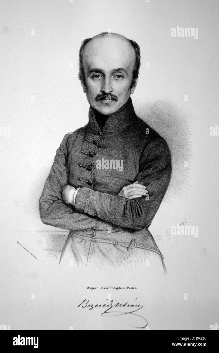 Stephan Bezeredj ist bekannt für seine lithographischen Arbeiten, eine Technik, bei der er Steinplatten verwendete, um Drucke zu erstellen. Seine Lithografien werden für ihre komplizierten Details, ihre geschickte Schattierung und die Fähigkeit, Tiefe und Textur in einem flachen Medium zu vermitteln, gefeiert. Stockfoto