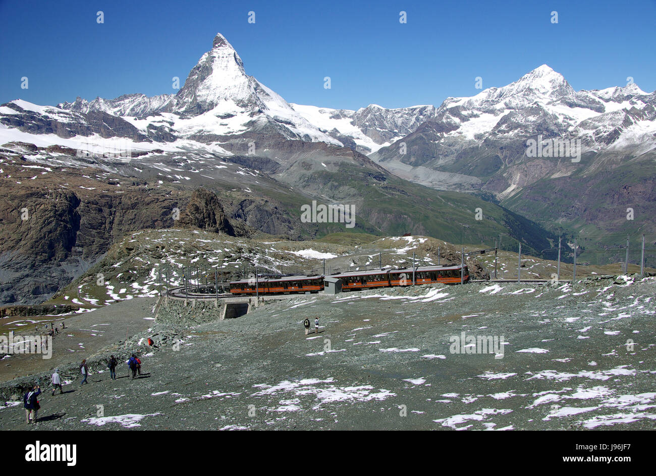 Zermatt - gornergrat Stockfoto
