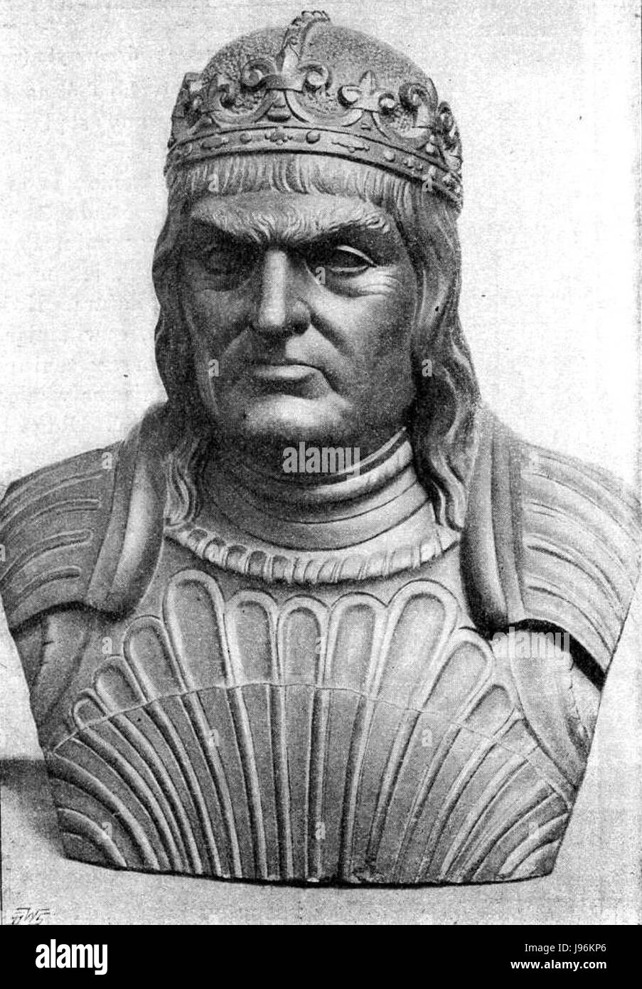 Eine historische Referenz an Zygmunt I. von Polen, einen wichtigen Monarchen in der polnischen Geschichte, der für seine Regierungszeit im frühen 16. Jahrhundert bekannt ist. Stockfoto