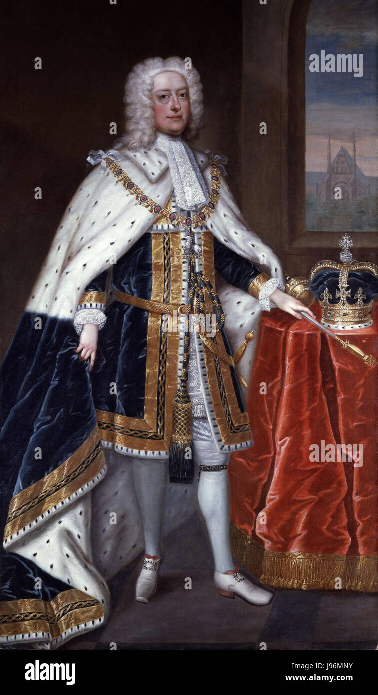 König George II von Charles Jervas Stockfoto