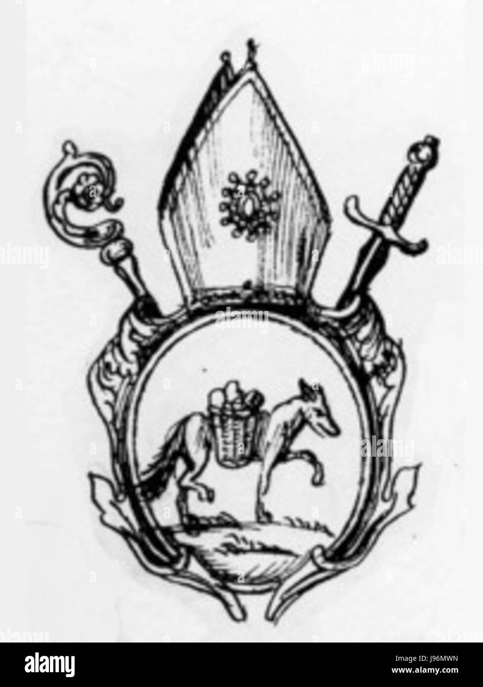 Stavelot Wappen zeichnen Stockfoto