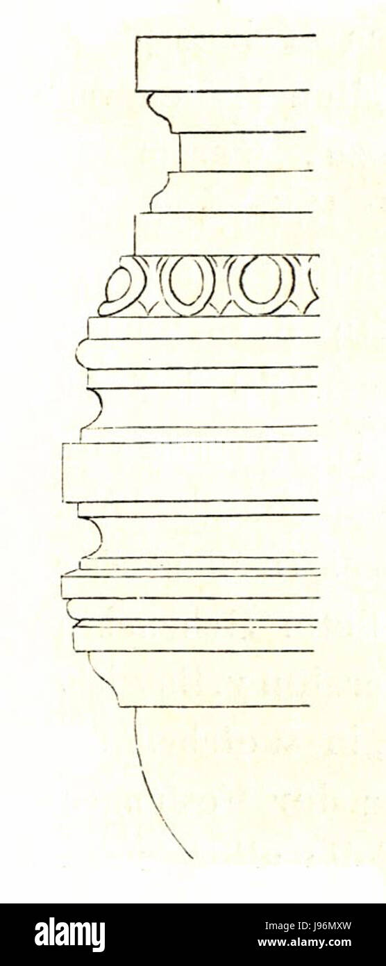 Das Dokument "MZK 05 1860 Reisenotizen" enthält Reisescheine aus dem Jahr 1860, die sich auf Italien, insbesondere Palermo, konzentrieren. Es enthält eine detaillierte Abbildung (Abb. 103a) des Seitenprofils von Constantias Grab in der Kathedrale von Palermo, die historische Einblicke in die italienische Architektur und Begräbnispraktiken bietet. Stockfoto