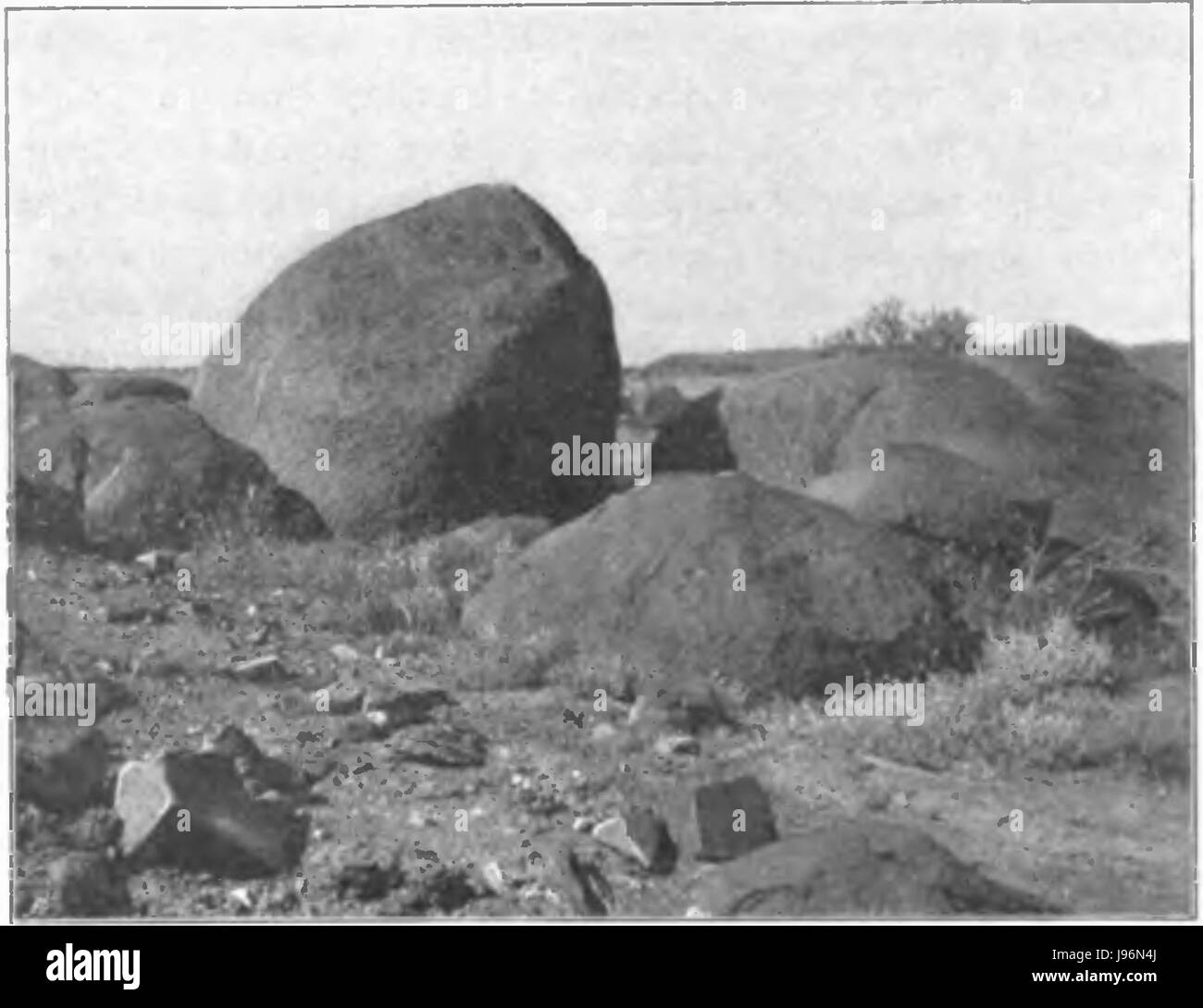 Einheimischen Stämme von South East Australia Abb. 27 Pigeon rock Stockfoto