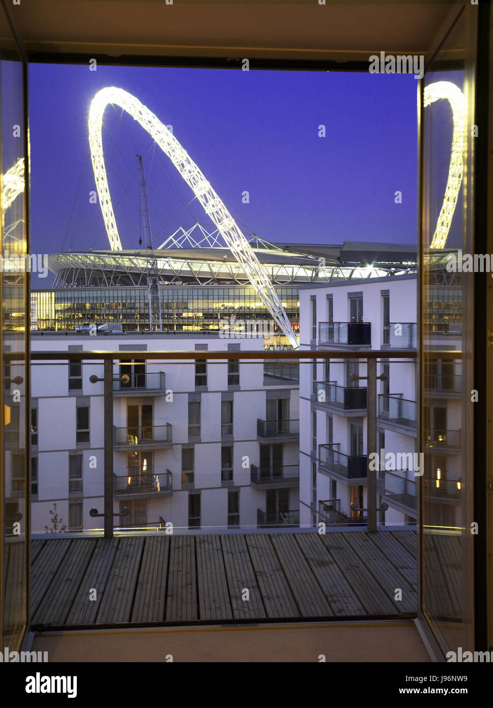 Ansicht von Wembley Stockfoto