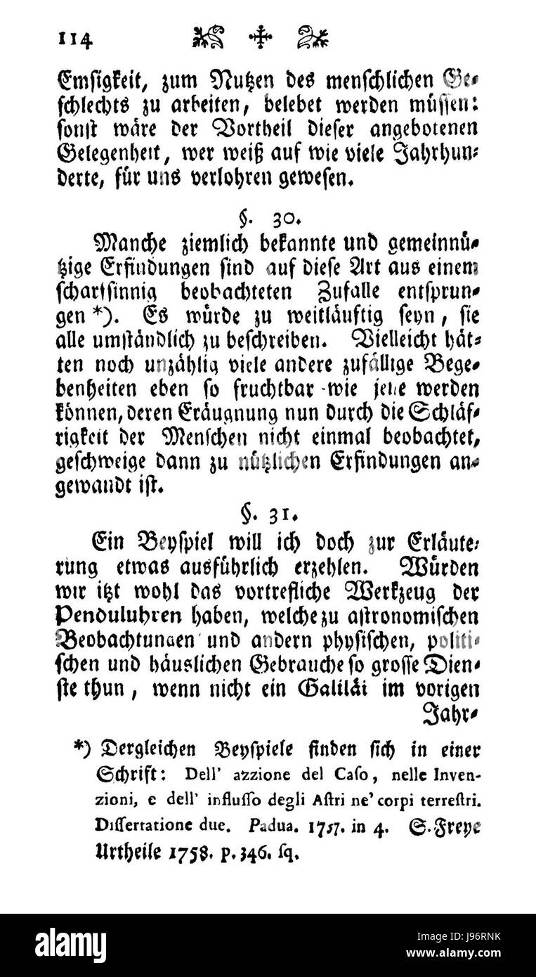 Reimarus Ursache des Einschlagens vom Blitze erforscht das wissenschaftliche Verständnis von Blitzschlägen, wie es in der Arbeit des deutschen Philosophen und Wissenschaftlers Hermann Reimarus diskutiert wird. Der Text konzentriert sich auf Naturphänomene und die frühen Theorien über elektrische Entladungen. Stockfoto