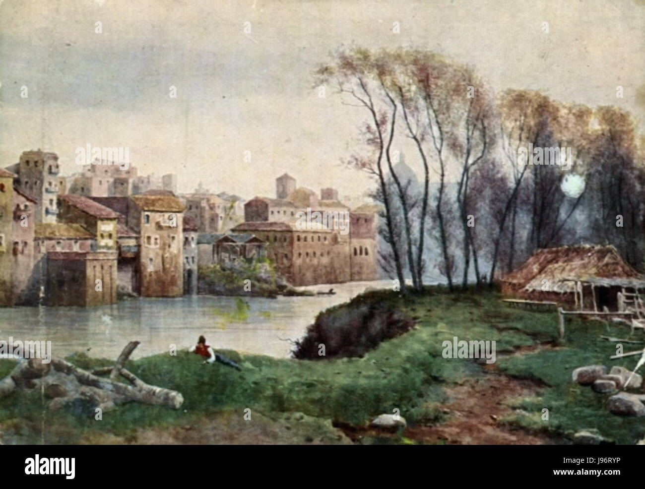 PratiDiCastelloPressoSanSalvatoreInLauro Stockfoto