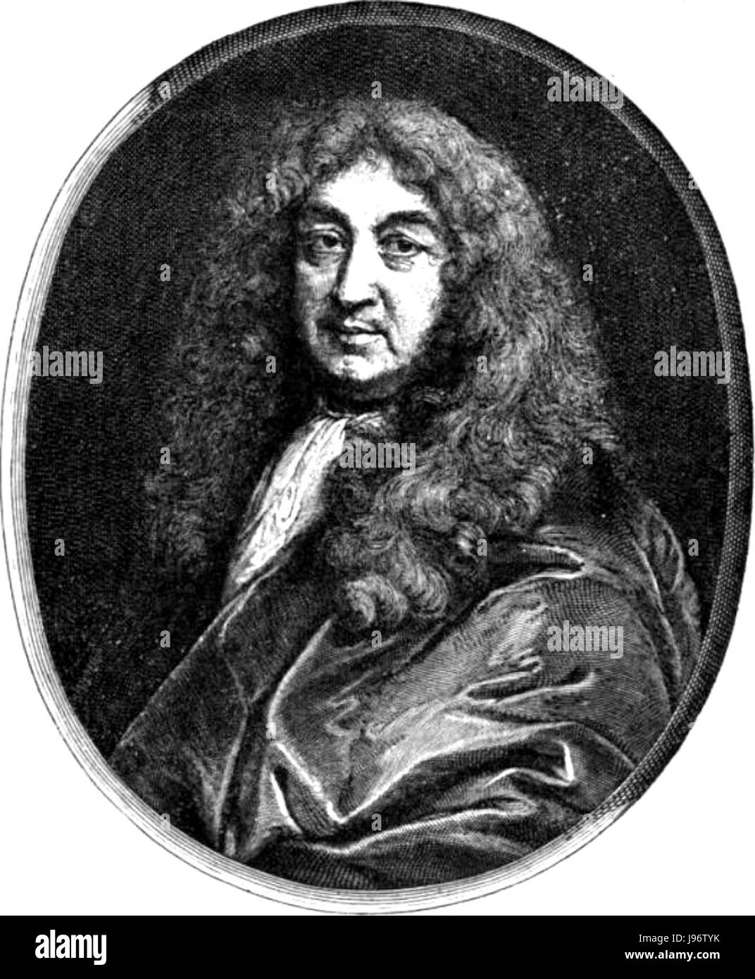 Robert Nanteuil war ein französischer Kupferstecher, der im 17. Jahrhundert für seine Porträts und Stiche bekannt war und maßgeblich zur Kunst des Kupferstichs in Frankreich beitrug. Stockfoto