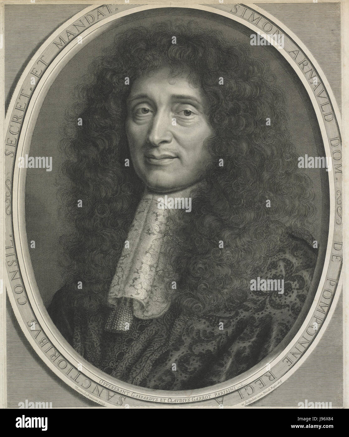 Simon Arnauld Marquis de Pomponne durch Robert Nanteuil Stockfoto