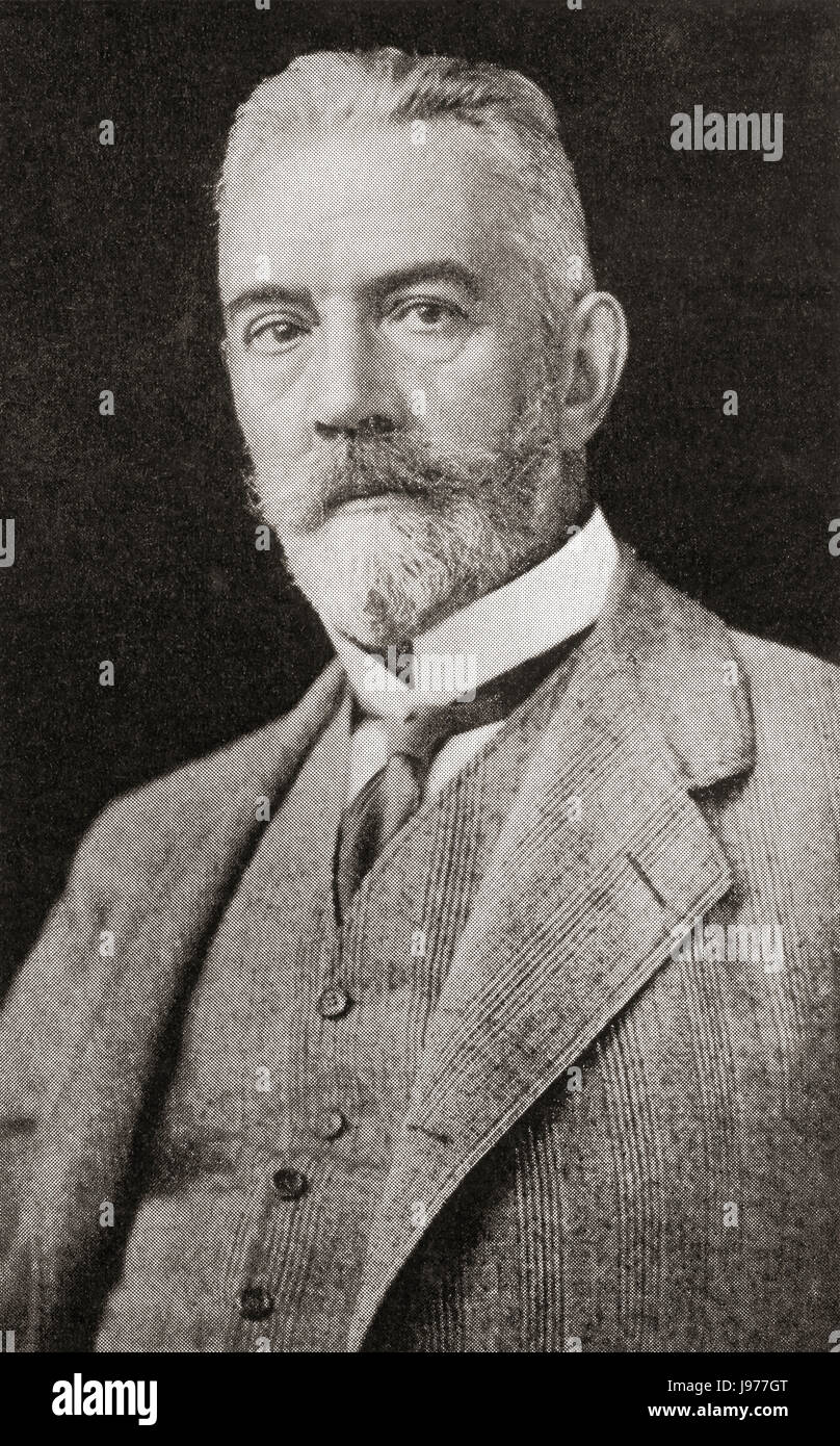 Theobald Theodor Friedrich Alfred von Bethmann-Hollweg, 1856 – 1921.  Deutscher Politiker und Staatsmann, Kanzler des Deutschen Reiches von 1909 bis 1917.  Hutchinson Geschichte der Nationen veröffentlichte 1915. Stockfoto