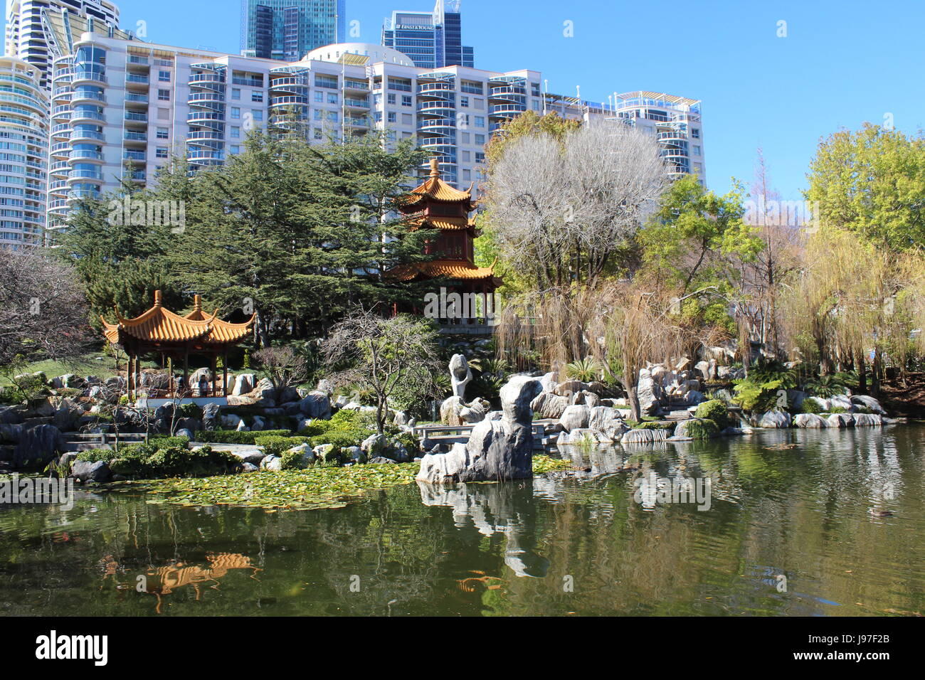 Sydney darling harbour gardens Fotos und Bildmaterial in hoher