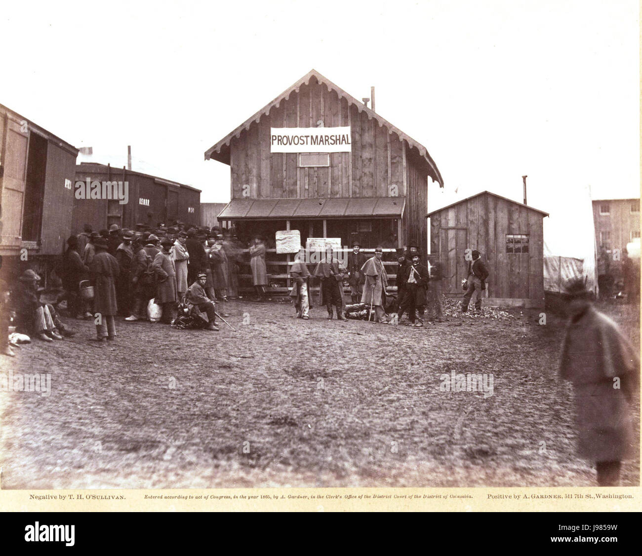 Provost Marshal es Office, Aquia Creek Stockfoto