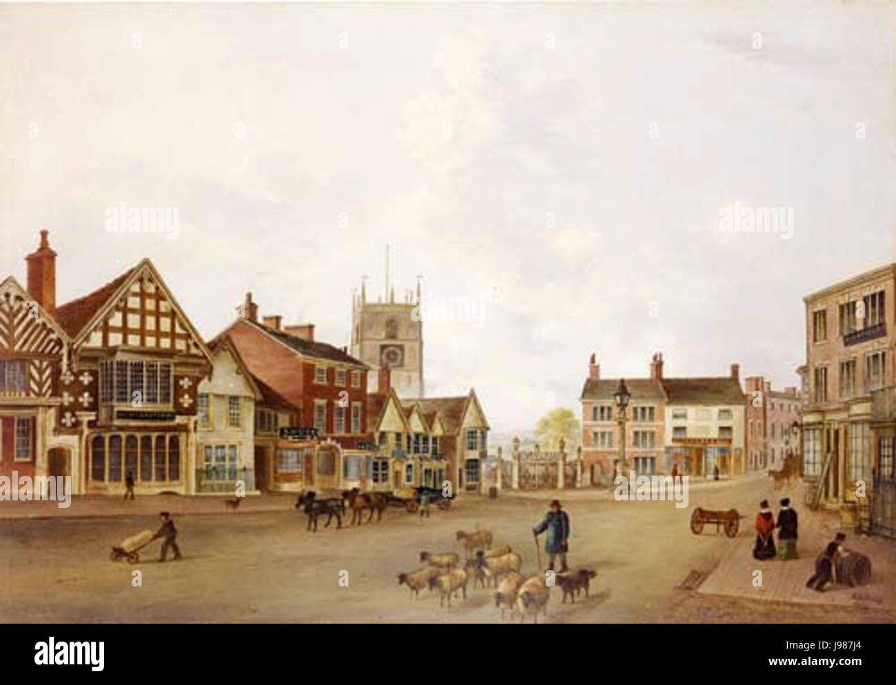 Red Lion Square Henry Lerche Pratt Stockfoto