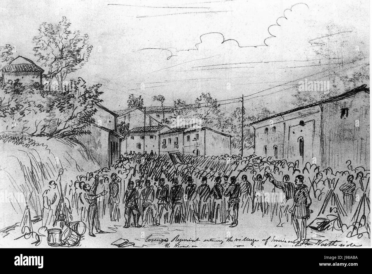 Thomas Nast Disarmo di Soveria 1860 Stockfoto